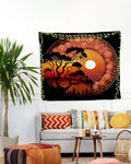 Sunset Bloom Mandala Tapestry