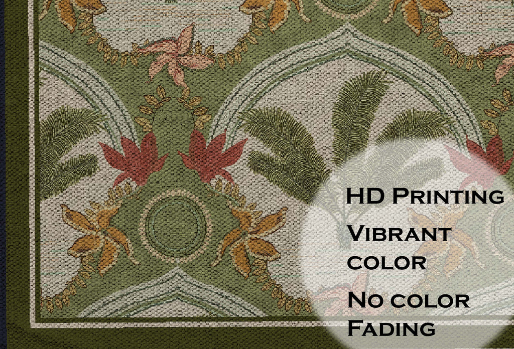 Verdant Bloom Heritage Dhurrie