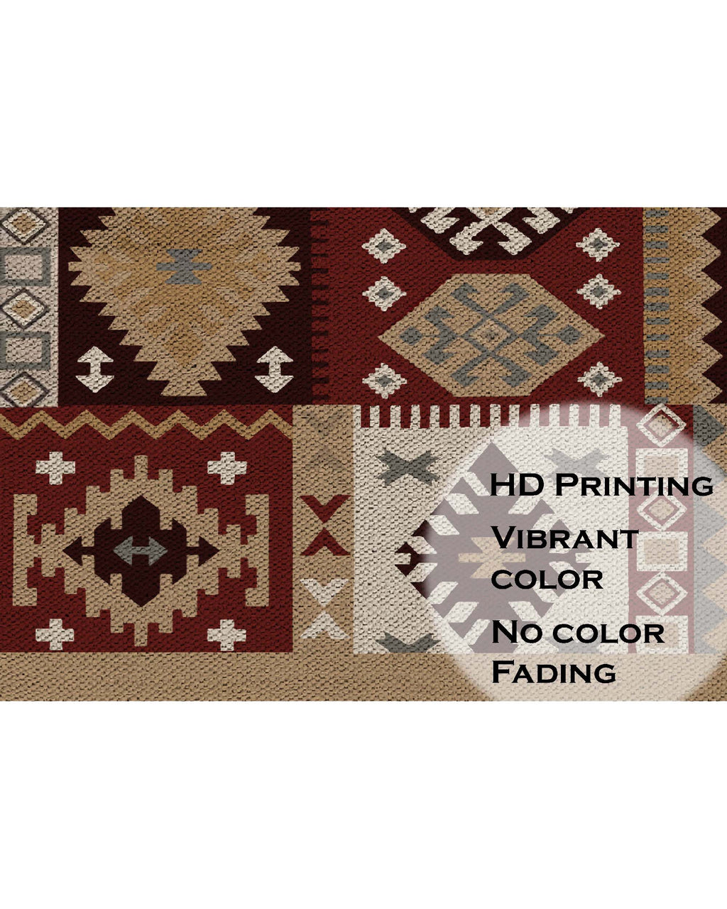 Rustic Patchwork Tribe Dhurrie