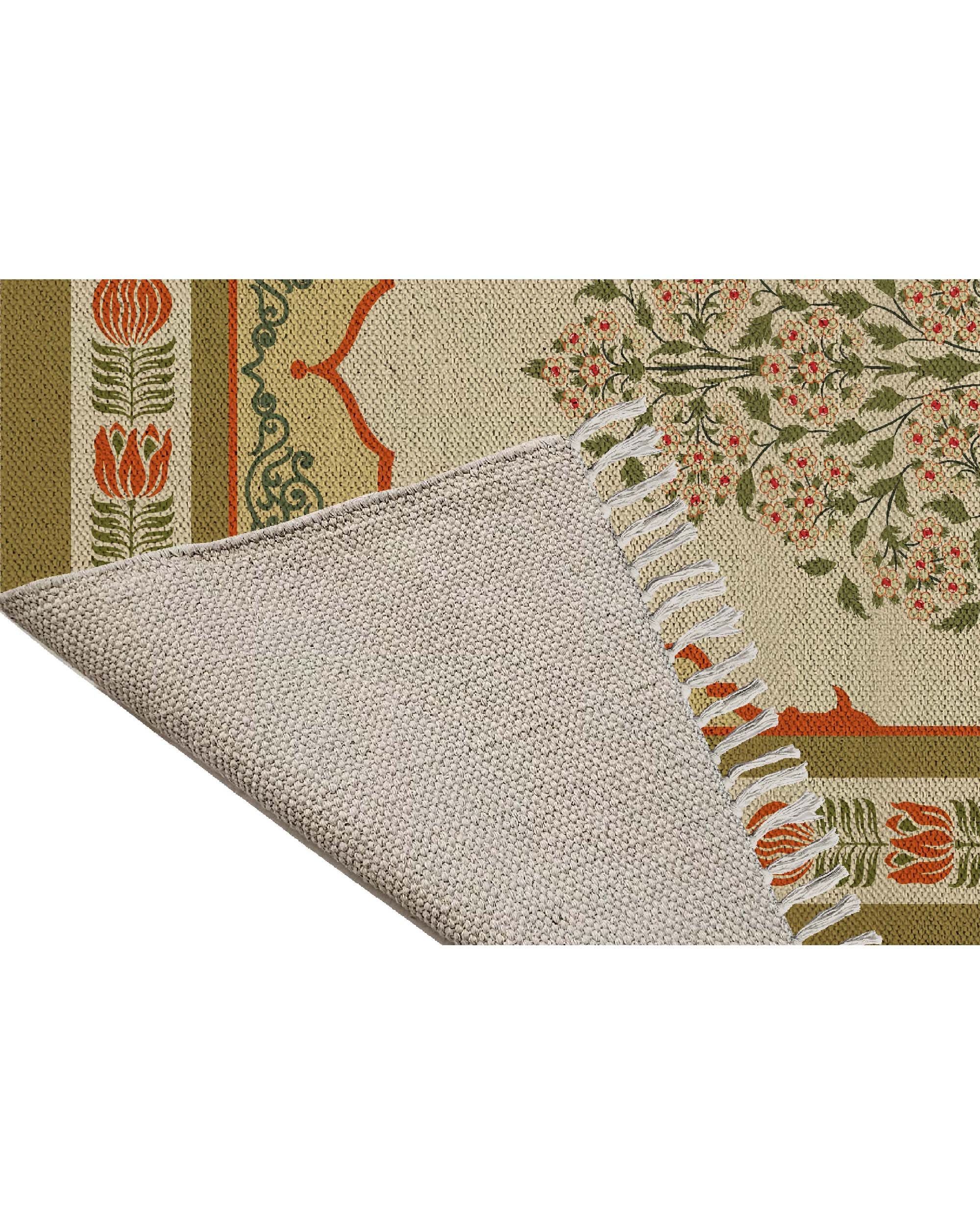 Vintage Garden Frame Dhurrie