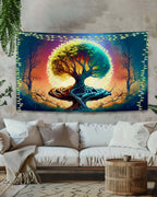 Eternal Balance Tree Tapestry