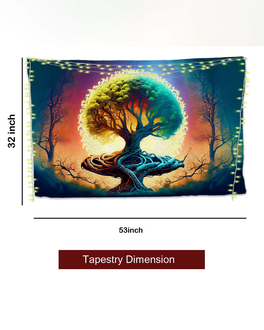 Eternal Balance Tree Tapestry