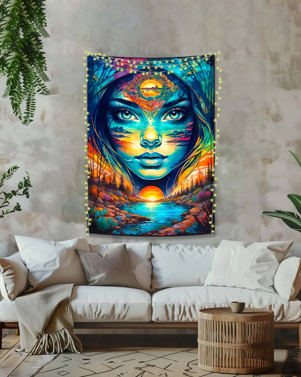 Nature’s Soul Reflection Tapestry