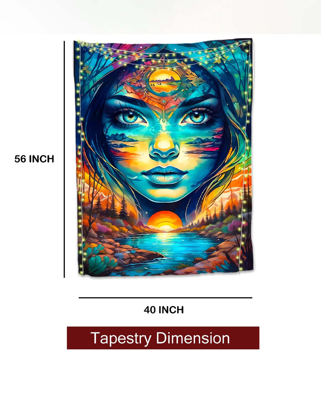 Nature’s Soul Reflection Tapestry