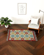 Boho Blossom Garden Dhurrie