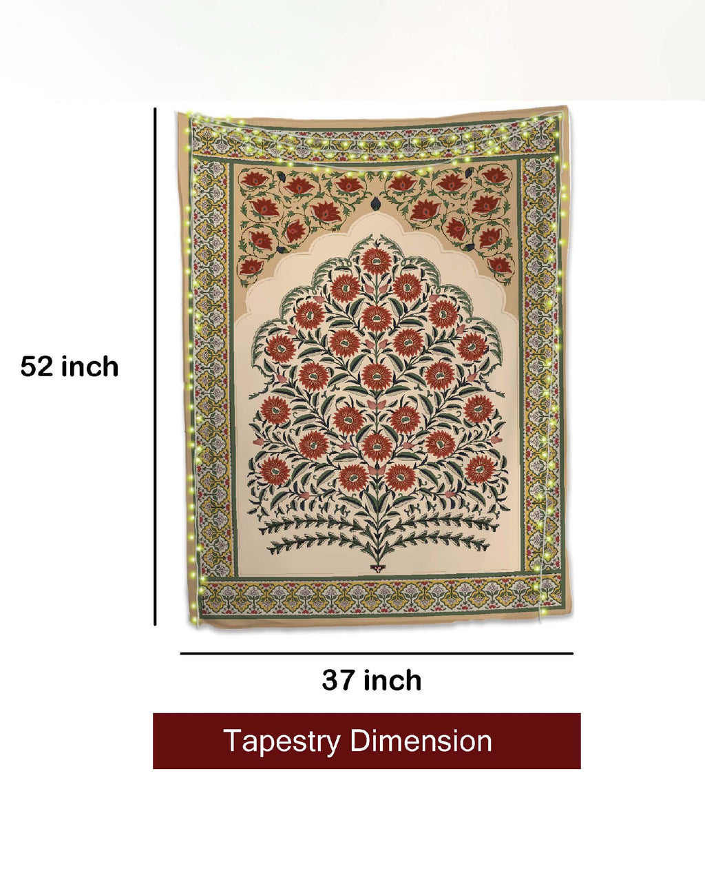 Jharokha Bloom Tapestry