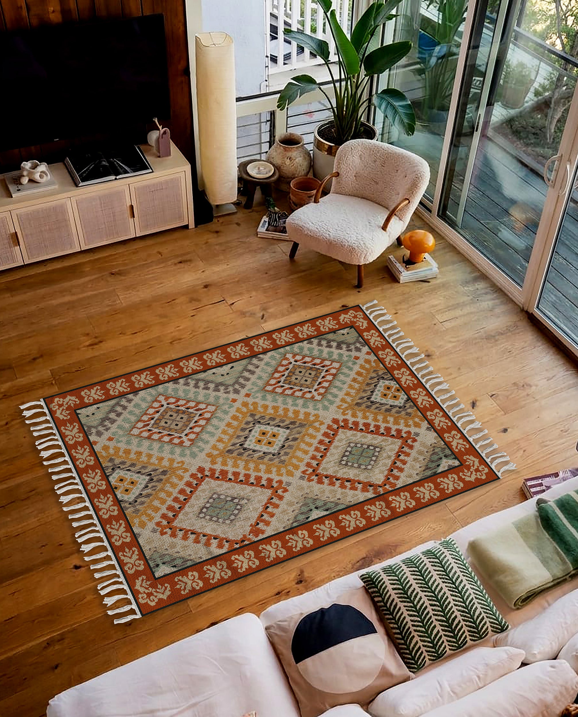 Pastel Nomad Dhurrie