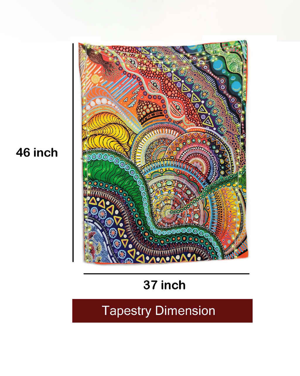 Satrangi Aura Wall Tapestry