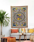Madhubani Art Cotton Tapestry