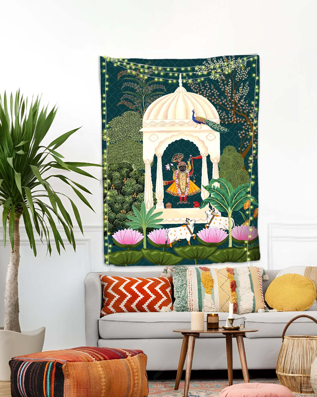 Pichwai Art cotton Tapestry