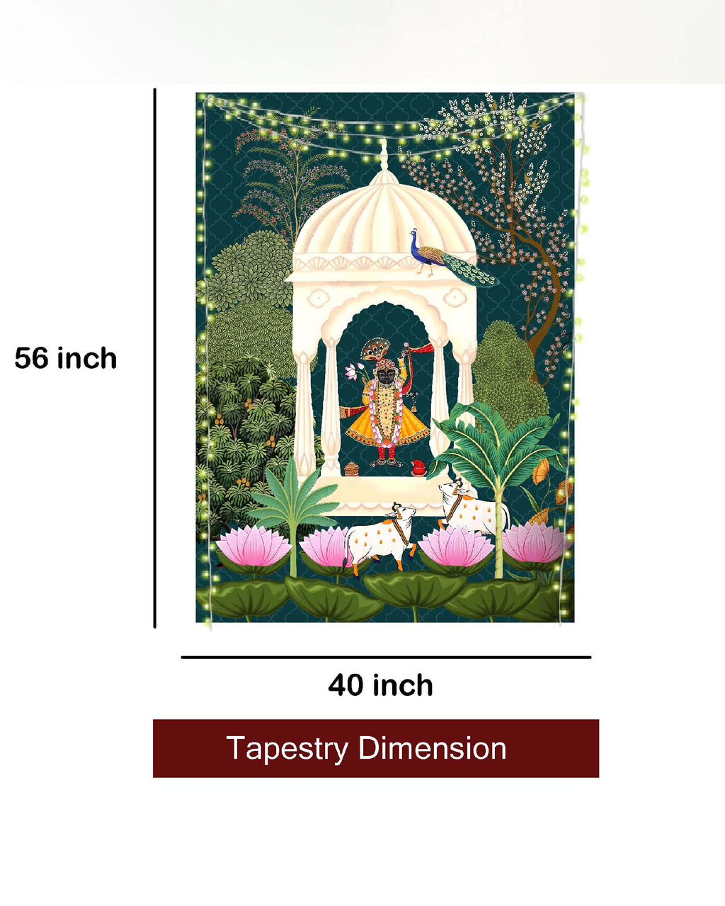 Pichwai Art cotton Tapestry
