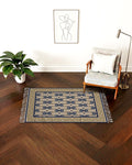 Royal Monogram Maze Dhurrie