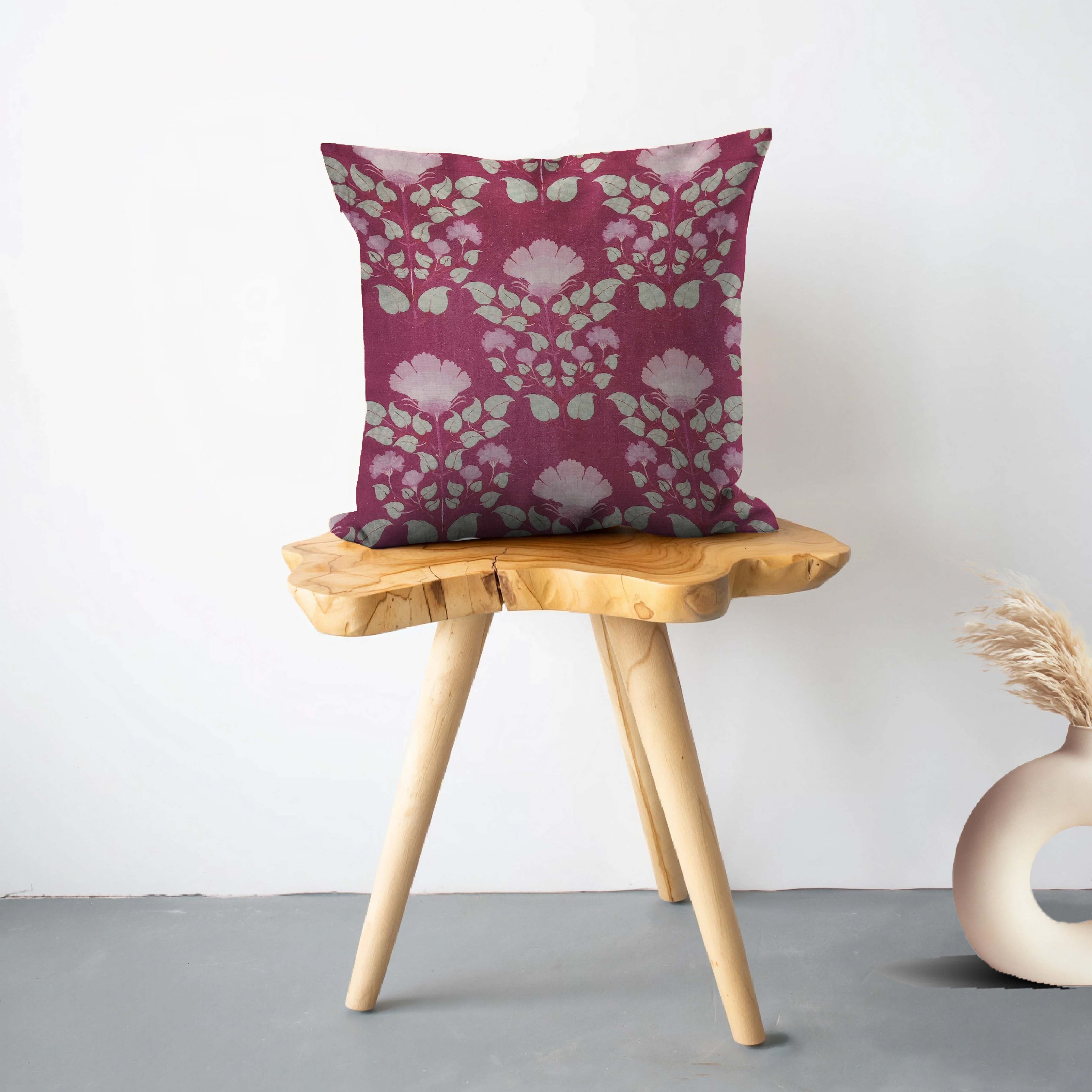 Soft Petal Harmony Cushion Cover Pink & White 5 Pcs Set 16x16 inches