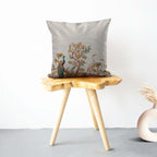 Serene Garden Birds Luxury Cushion Cover