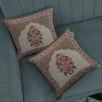 Mughal Bloom Cushion Cover