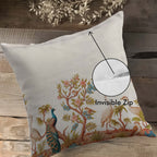 Serene Garden Birds Luxury Cushion Cover