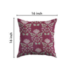 Soft Petal Harmony Cushion Cover Pink & White 5 Pcs Set 16x16 inches