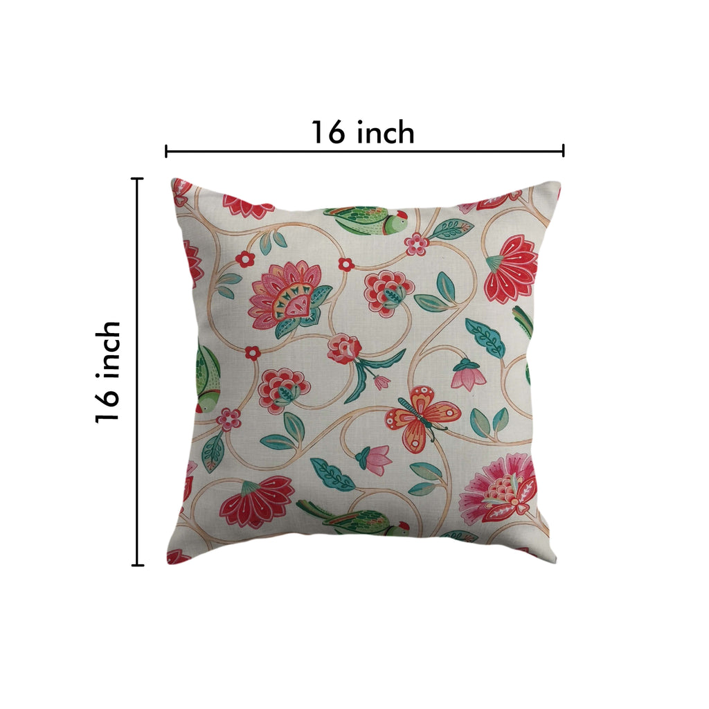 Butterfly Meadow Cushion Cover 5 Pcs set 16x16 inches